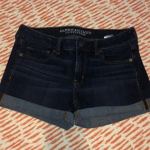 Denim shorts